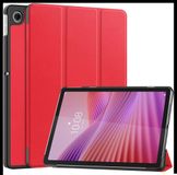 Selected by GSMpunt.nl Lenovo Tablet Hoes Geschikt voor Lenovo Tab M10 Gen 4 (2025) | Book Case met Standaard | Kunstlederen Beschermhoes | Tri-fold | Rood