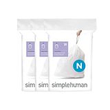 Simplehuman CW0173 Afvalzak, 45L, Wit, 20 Stuk
