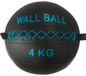 Sporti France Wall Ball 4kg Zwart/Paars Vinyl