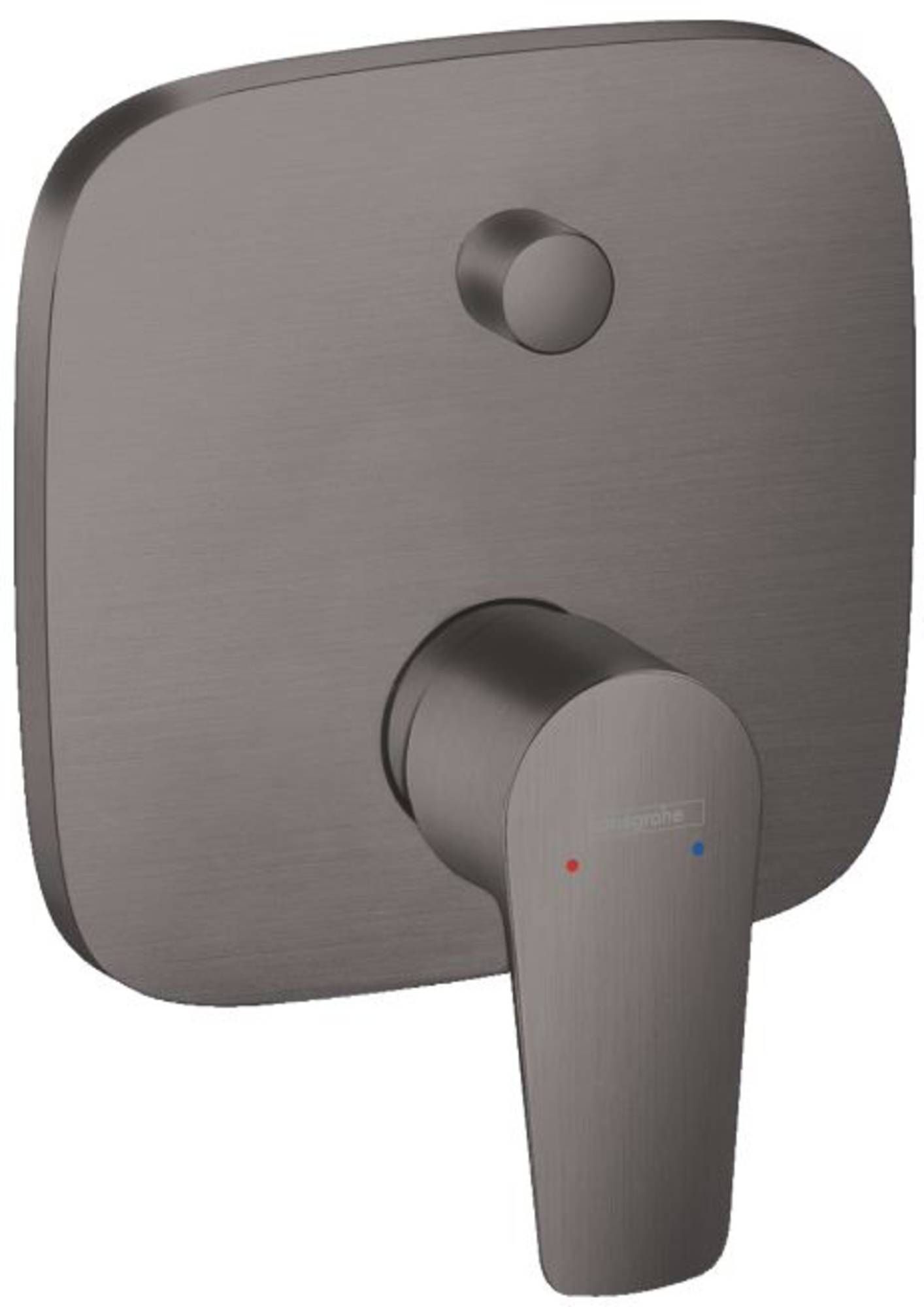 Hansgrohe Talis E afbouwdeel v. inbouw badkraan met omstel m. zekerheidscombinatie brushed black chroom