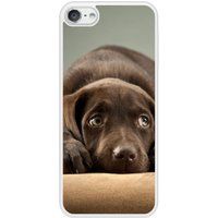 Apple Siliconen hoesje compatibel met iPod Touch 5, 6 Bruine puppy