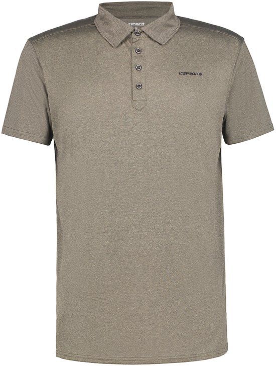 Ice Peak Bridgton Wandelpolo Heren Bruin XL