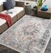 Tapis d'extérieur 120x170 cm – Bleu, rouille, beige – résistant aux intempéries