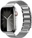 By Qubix Qubix Luxe Magnetische RVS Band Zilver Geschikt voor Apple Watch 38mm/40mm/41mm/42mm