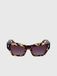 Calvin Klein 00CK23503S528 Dames Zonnebril Acetaat Roze Multi Paars