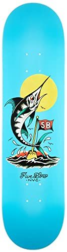 5boro Fish Series Manhattan Marlin Skateboard Deck 8x32 - 3662492626211