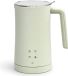Sans marque Mousseur à lait - Mousseur à lait électrique pour lait chaud ou froid avec écran tactile et 4 réglages, 350 ml - Vert