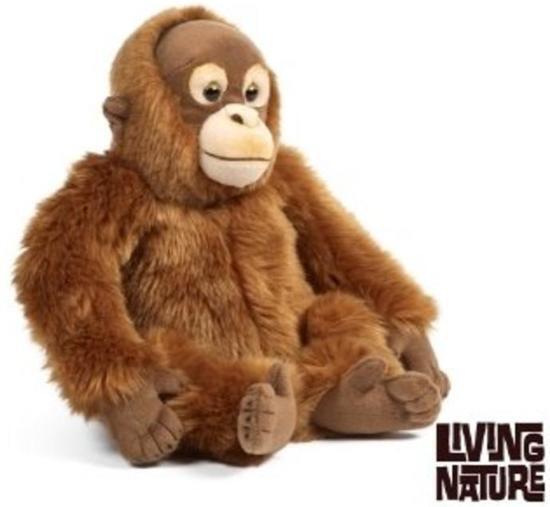 Living Nature Orang Oetan Knuffel, 30 cm