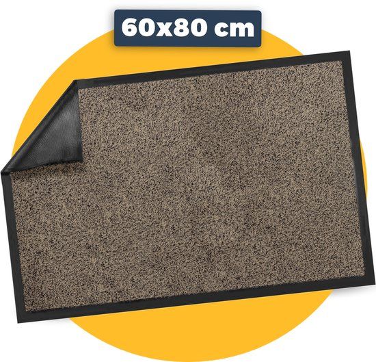 Pasper Droogloopmat - 60 x 80 cm - Beige