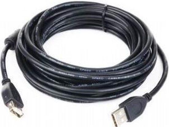 Gembird CCF-USB2-AMAF-6 - USB 2.0 Extension Cable - 1.8m - Black