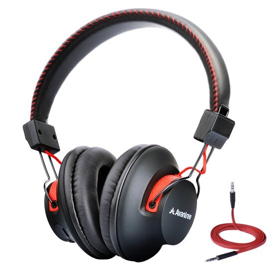 Avantree Bluetooth Over Ear Headphones - Audition Bluetooth Over Ear Headphones zwart