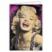 IETSCPXL-19770 CELEBRITY ICONS IETSCPXL-19770 MAXI grote kaart XL 22 x 31 cm Marilyn Monroe actrice Amerikaanse zangeres Sidney Maurer officiële licentie - binnenkant 44 x 31 cm met envelop - vertrek verjaardag