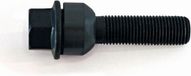H&R Wielbout bolkonisch met beweegbare ring R14 M14x1.50 - Lengte 57mm - Zwart