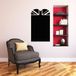 Ambiance Sticker Leisteen krijtbord - muurstickers, zelfklevend, afwasbaar, deurdesign, H 125 x B 70 cm