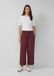 s.Oliver High Rise Culotte Dames Bordeaux