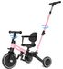 Tricycle for children, 5-in-1, pink, plastic, 33x18x43 cm