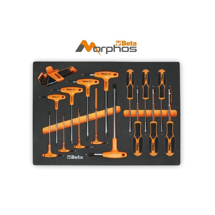 Beta MM60MH Zachte Inlegbak + 23 Gereedschap - 024580072