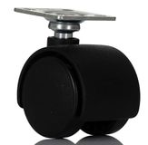 RS PRO, Draailager zwenkwiel, wiel ø 30 mm, 30 kg, gewicht H. 38 mm, wiel B. 33 mm, 28 x 28 mm, plaat, nylon materiaal, verpakking van 4 stuks