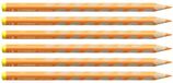STABILO EASYcolors Ergonomische kleurpotloden voor linkshandigen, geel, oranje, 6 stuks
