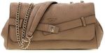 GUESS Ella Logo Convertible Xbody Flap Schoudertas Beige Logo Taupe
