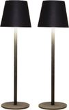 Anna's Collection Portable tafellamp Ambiance - Zwart - 27 cm - Aanraaksensor - USB-oplaadbaar