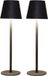 Anna's Collection Portable tafellamp Ambiance - Zwart - 27 cm - Aanraaksensor - USB-oplaadbaar