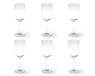 Excelsa Nordic set met 6 steelglazen, glas, inhoud 410 ml.