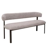 DÉJA Living Eetkamerbank Alamo - Beige/Brons - 160 cm - Japandi