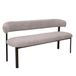 DÉJA Living Banc de salle à manger Alamo - Beige/Bronze - 160 cm - Japandi