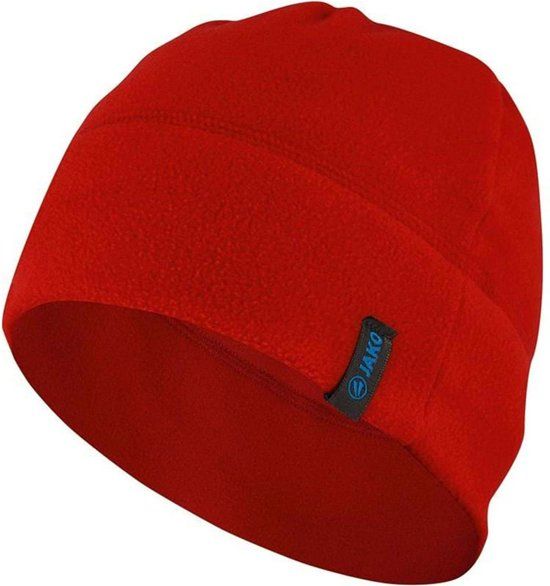 JAKO Fleece Beanie Muts Sport - Unisex - rood