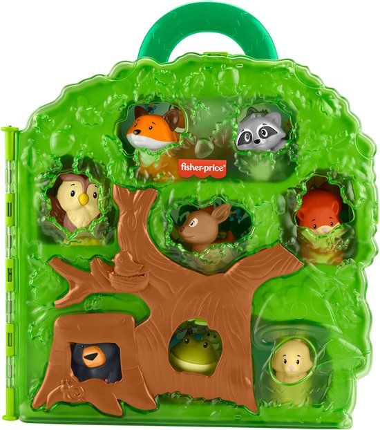 Fisher-Price Little People Bosvrienden Draagkoffer Speelgoedset