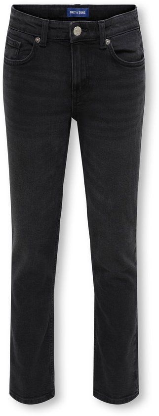 ONLY&SONS Jongens Jeans OSJWEFT REGULAR WB 2782 TAI DNM NOOS Zwart Katoen Elastaan Maat 140