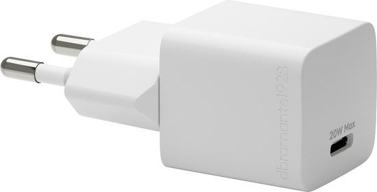 dbramante1928 re-charge - Netspanningsadapter - 20 watt - PD (USB-C) - wit - Europa