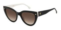 Carrera CARRERA 3017/S Black white 55/19/140 WOMAN Zonnebrillen