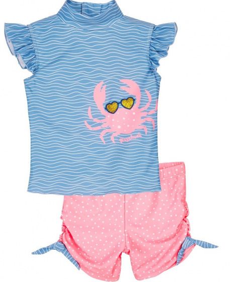 Playshoes zwempak Krab meisjes 2-delig - 4010952555530
