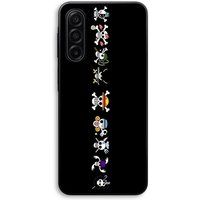 Maniacase Hoesje voor Samsung Galaxy A57 One Piece doodskop logo verticaal manga anime