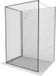 Mexen Kioto Paroi de douche Walk-in 120 x 100 cm, motif noir, chrome