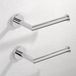 OEM HITSLAM RVS toiletrolhouder voor wandmontage, set van 2, gepolijst