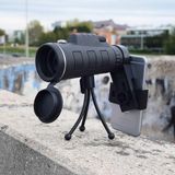 MikaMax Telescoop Smartphone Camera - Telefoonlens & Monoculair - 12x Zoom - Opzetlens voor Foto’s & Video’s - Complete Set