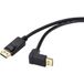 Renkforce SP-9163724 Câble DisplayPort Câble de connexion DisplayPort Fiche DisplayPort, Fiche DisplayPort 0,50 m Noir