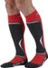 Monnet Access2 Chaussettes - Rouge - Taille 45/46 - Laine Mérinos - Unisexe - Haut