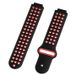 Garmin Bracelet de sport en silicone bicolore - Noir / Rouge