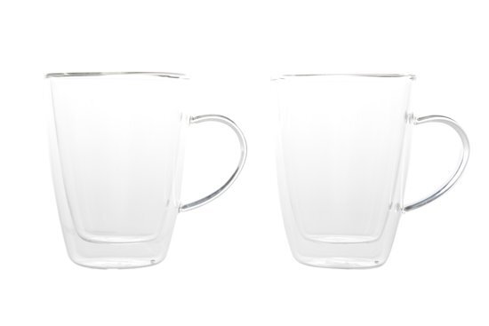 Cosy&Trendy Isolate Beker - Glas - 25cl - 8.5 cm x 11 cm - Set-2 - Dubbelwandig