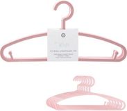 AC-Déco JJA Baby kledinghangers babyroze set van 12 stuks