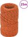 vidaXL Boottouw 2 mm 25 m polypropyleen oranje