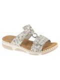 Rieker Slippers - Dames - Grijs - Maat:38