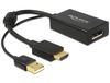 DeLOCK Adaptateur HDMI vers DisplayPort - 0,2 m - Noir