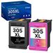 HP Cartouches d'encre 305 XL, noir et couleur (2-pack)