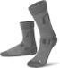 NORMANI 2 paar merinowollen wandel- en trekkingsokken „Melton“ grijs Unisex Schoenmaat 43-46