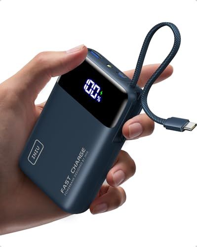 INIU Power Bank 20000mAh, Klein 45W PD Snel Opladen Externe Batterij